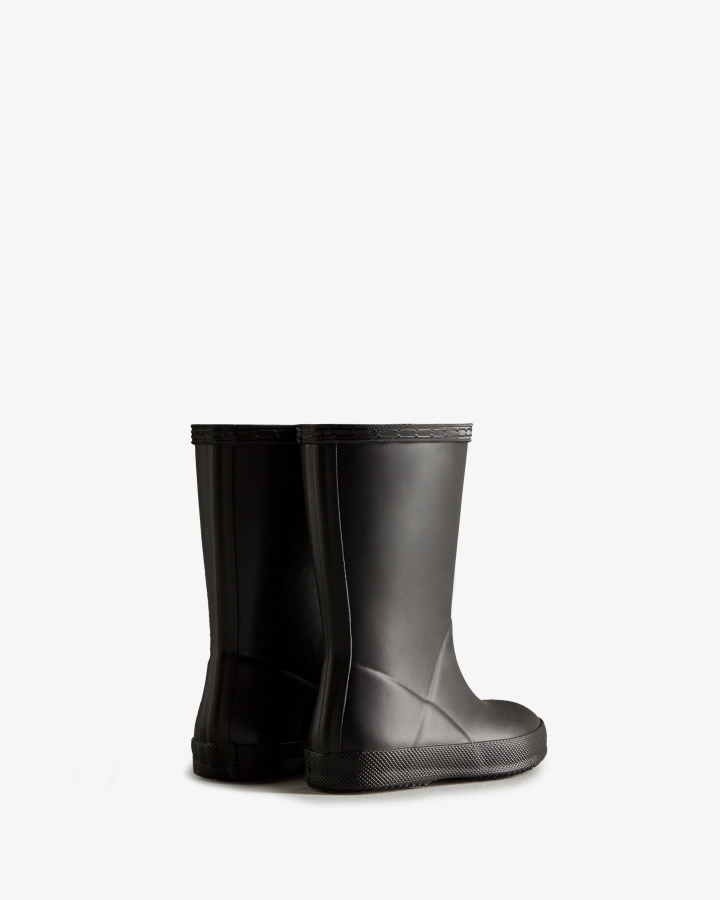 Hunter Original Kids First (18 Months-8 Years) Rain Boots Black - Image 4