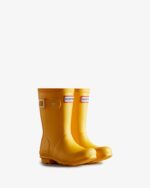 Hunter Original Little Kids (2-6 Years) Rain Boots Yellow - Image 3