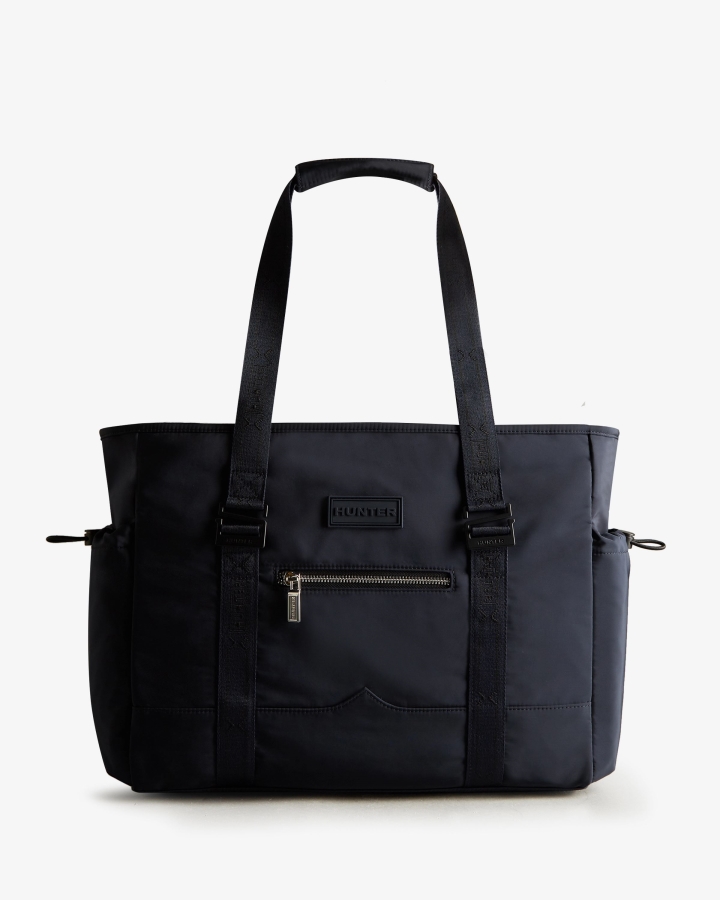 hunter_refined_sustainable_tote_bag_navy.jpg Hunter Refined Sustainable Tote Bag Navy - Image 1