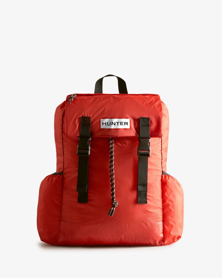 hunter_ripstop_packable_backpack_hunter_red.jpg Hunter Ripstop Packable Backpack Hunter Red - Image 1
