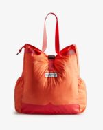 Hunter Ripstop Packable Tote Bag Sun-Cup Orange - Image 2