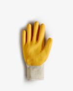 Hunter Rubberized Gardening Gloves Yellow - Image 3