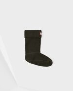 Hunter Short Boot Socks Dark Olive - Image 3