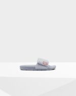 Hunter Women's Adjustable Slides Arctic Iris Blue - Image 3