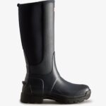Hunter Women's Balmoral Field Hybrid Tall Rain Boots Navy