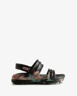 Hunter Women's BLOOM Marble Sandal Black - Image 2