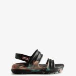 Hunter Women's BLOOM Marble Sandal Black
