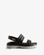 Hunter Women's BLOOM Sandal Black-White - Image 2