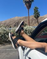 Hunter Women's BLOOM Sandal Black-White - Image 3