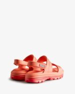Hunter Women's BLOOM Sandal Sun-Cup Orange-Rowan Pink - Image 4