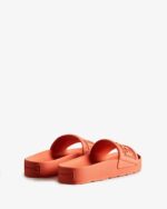Hunter Women's BLOOM Slides Sun-Cup Orange - Image 4