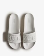 Hunter Women's BLOOM Slides White - Image 2