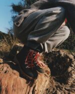 Hunter Women's Canvas Desert Commando Boots Black - Image 3