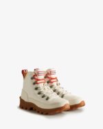 Hunter Women's Canvas Desert Commando Boots Natural - Image 5