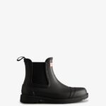 Hunter Women's Commando Chelsea Boots Black