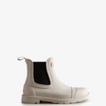 Hunter Women's Commando Chelsea Boots Cast Pale Grey