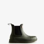 Hunter Women's Commando Chelsea Boots Dark Olive