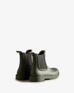 Hunter Women's Commando Chelsea Boots Dark Olive - Image 4