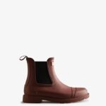 Hunter Women's Commando Chelsea Boots Muted Berry