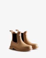 Hunter Women's Commando Chelsea Boots Tawny Brown - Image 3
