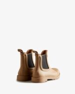 Hunter Women's Commando Chelsea Boots Tawny Brown - Image 4
