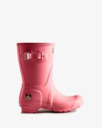 Hunter Women's Disney Short Rain Boots Pink Shiver - Image 2