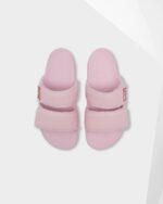 Hunter Women's Double Strap Slides Foxglove Pink - Image 2