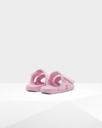 Hunter Women's Double Strap Slides Foxglove Pink - Image 5