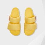Hunter Women's Double Strap Slides Sunflower Yellow