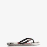 Hunter Women's Exploded Logo Flip Flops Black