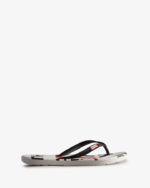 Hunter Women's Exploded Logo Flip Flops Black