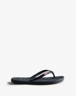 Hunter Women's Flip Flops Navy - Image 2