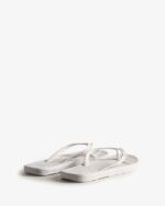 Hunter Women's Flip Flops White - Image 4
