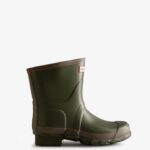 Hunter Women's Gardener Short Rain Boot Dark Olive-Clay