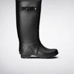 Hunter Women's Huntress Wide Leg Rain Boots Black