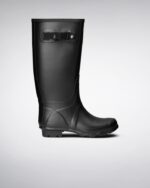 Hunter Women's Huntress Wide Leg Rain Boots Black