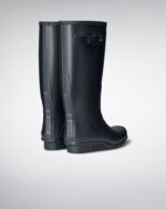 Hunter Women's Huntress Wide Leg Rain Boots Navy - Image 4
