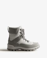 Hunter Women's Insulated Glitter Commando Boots Silver-Tundra Grey