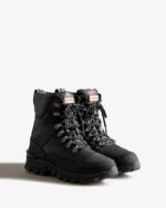 Hunter Women's Insulated Leather Commando Boots Black - Image 3