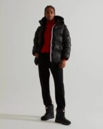 Hunter Women's Insulated Rubberized A-Line Puffer Jacket Black - Image 4