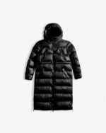 Hunter Women's Insulated Rubberized Long Puffer Coat Black - Image 3