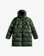 Hunter Women's Insulated Rubberized Puffer Jacket Arctic Moss Green - Image 3