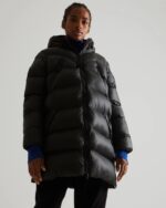 Hunter Women's Insulated Rubberized Puffer Jacket Black - Image 2
