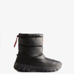 Hunter Women's Insulated Short Snow Boots Black