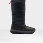 Hunter Women's Insulated Tall Snow Boots Black