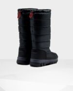 Hunter Women's Insulated Tall Snow Boots Black - Image 4
