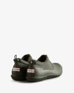 Hunter Women's Insulated Vegan Shearling Shoe Dark Olive - Image 4
