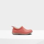 Hunter Women's Insulated Vegan Shearling Shoe Hibiscus Pink