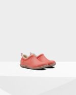 Hunter Women's Insulated Vegan Shearling Shoe Hibiscus Pink - Image 3