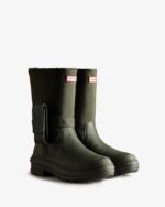 Hunter Women's Killing Eve Short Hunting Boot Olive - Image 4